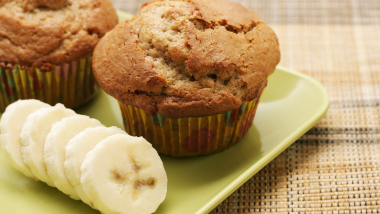 Banana Oat Inulin Muffins
