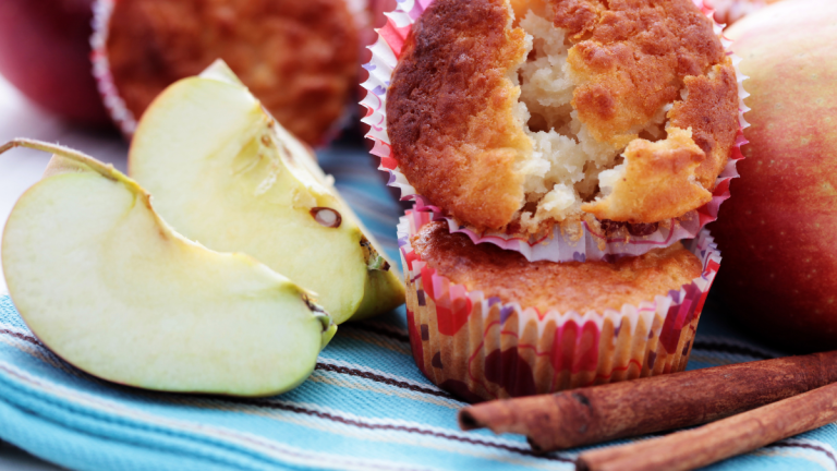Apple Cinnamon Inulin Muffins