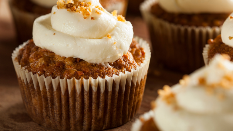 Carrot Bran Muffins with Inulin & Flax