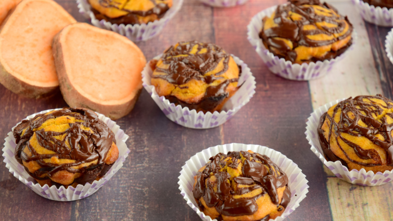 Sweet Potato Inulin Muffins with Walnuts Sweet Potato Inulin Muffins with Walnuts