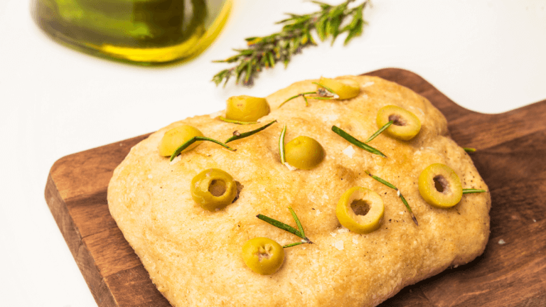 Olive & Rosemary Inulin Focaccia
